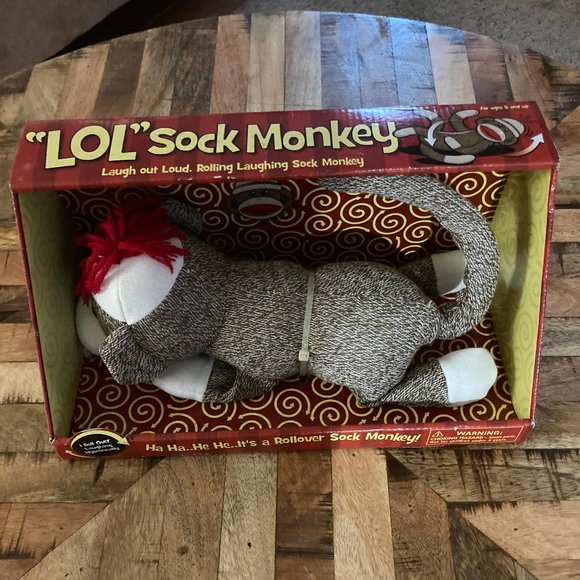 Laughingrolling Sock Monkey Cracker 